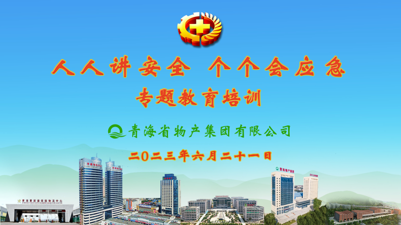 提高安全管理水平 落實(shí)全員安全責(zé)任——集團(tuán)安委會舉辦2023年“人人講安全，個(gè)個(gè)會應(yīng)急”專題教育培訓(xùn)